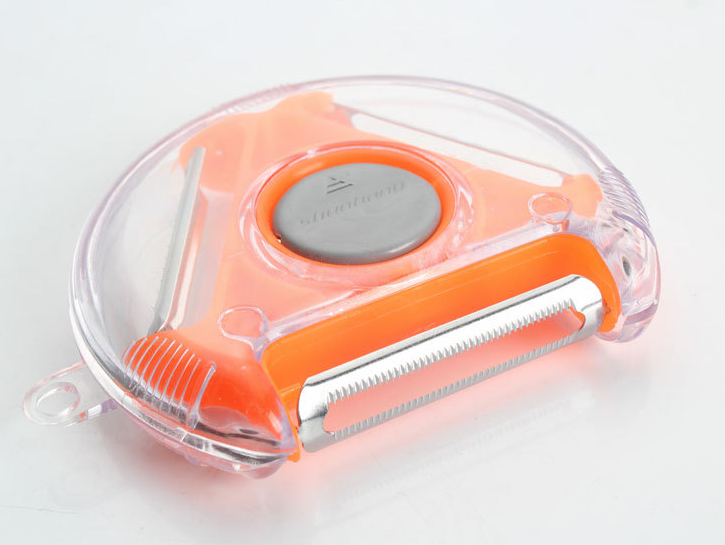 3-in-1 Rotating Fruit Peeler for Fast, Easy
