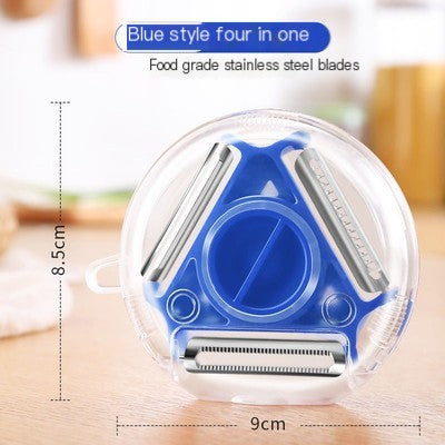 3-in-1 Rotating Fruit Peeler for Fast, Easy