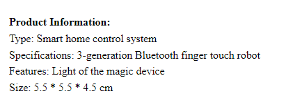 Button Pusher New Bluetooth Finger Robot 
